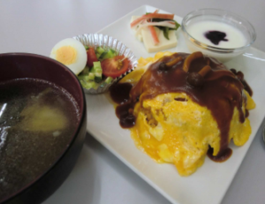 オムライス　共同生活介護　和　那須塩原